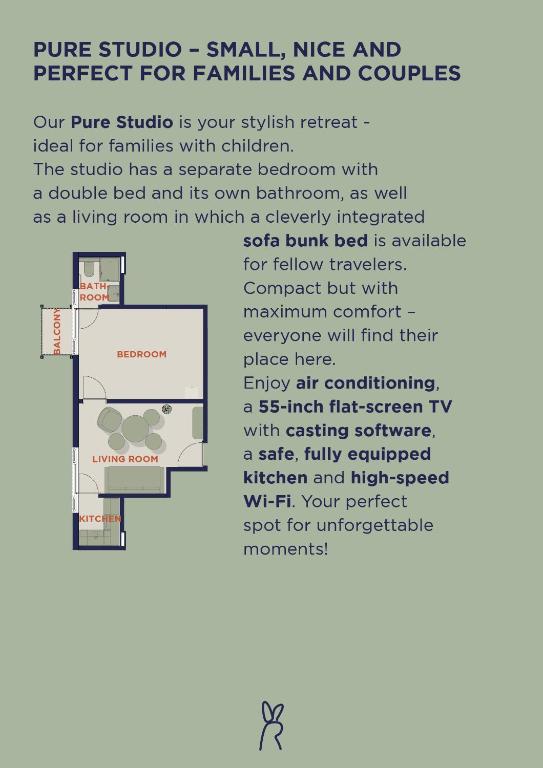 HOP Pure Studio 330 Grundriss Interlaken